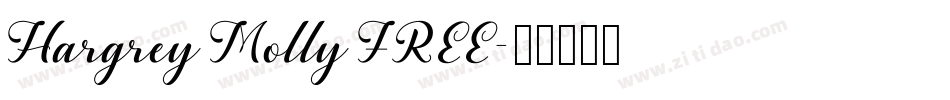 Hargrey Molly FREE字体转换